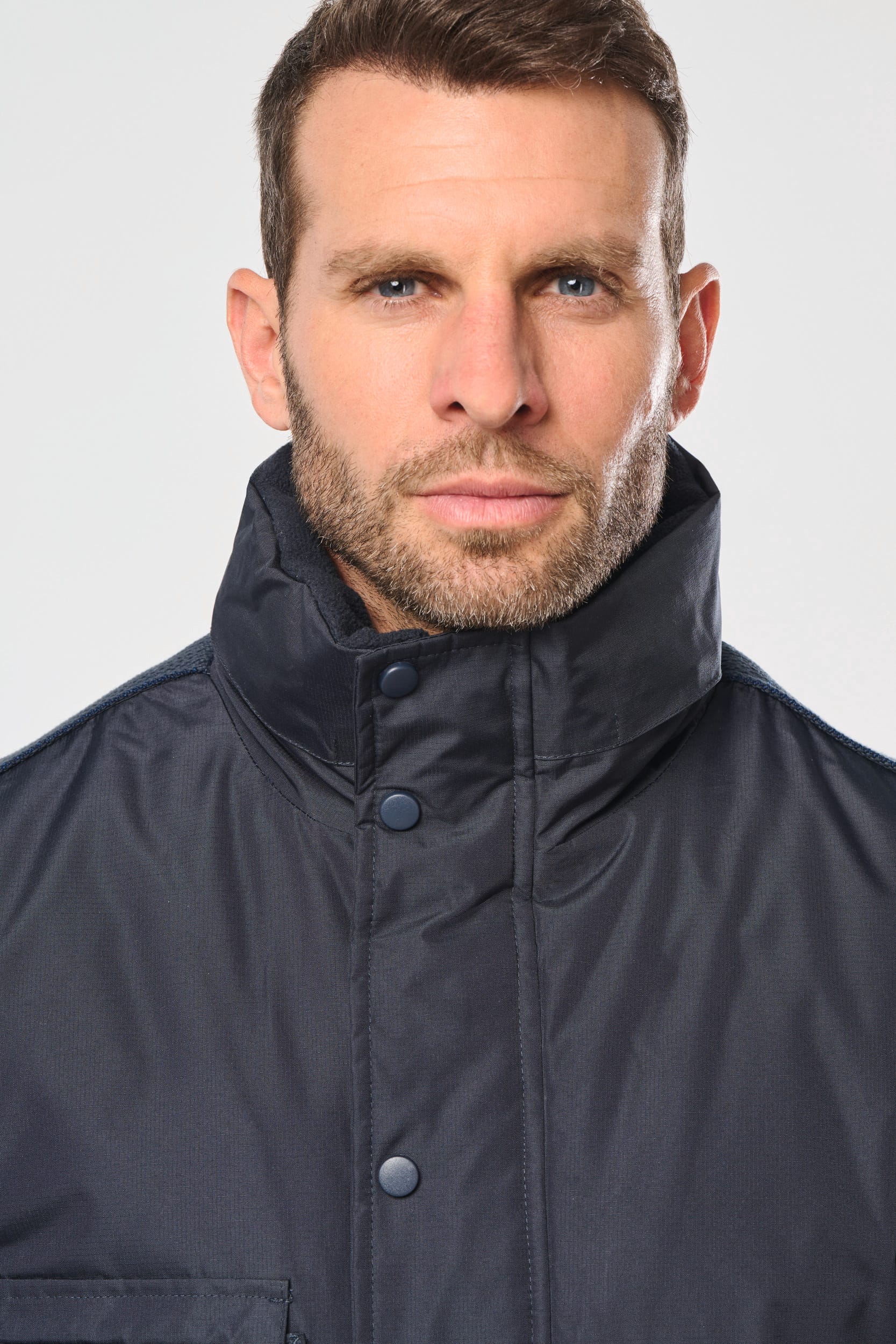 Parka workwear con mangas amovibles hombre