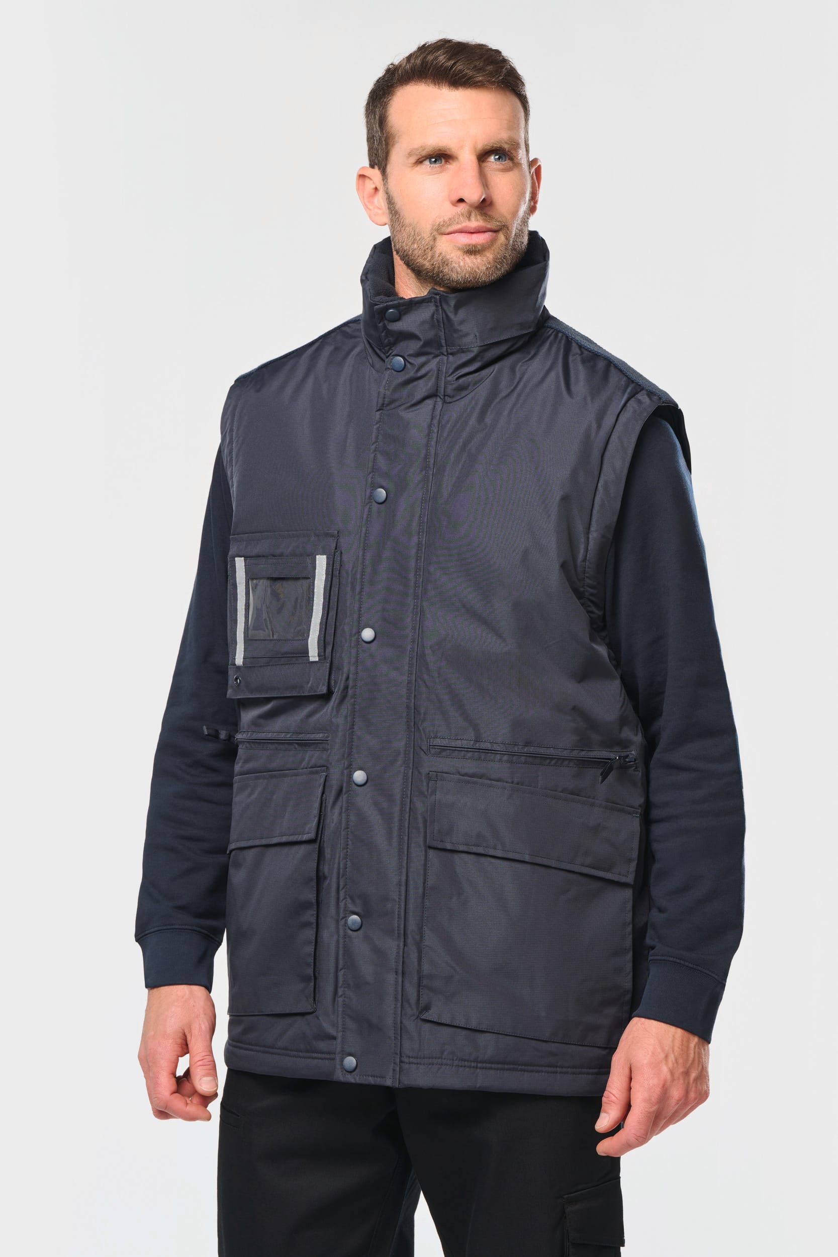 Parka workwear con mangas amovibles hombre