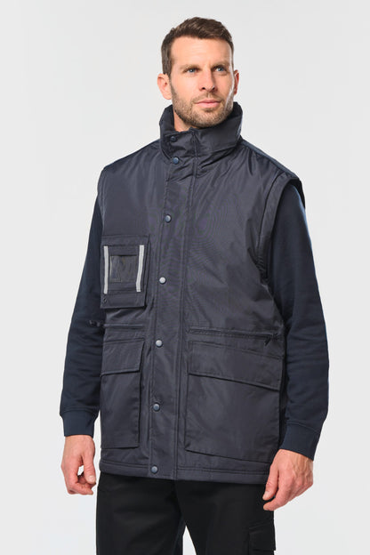 Parka workwear con mangas amovibles hombre