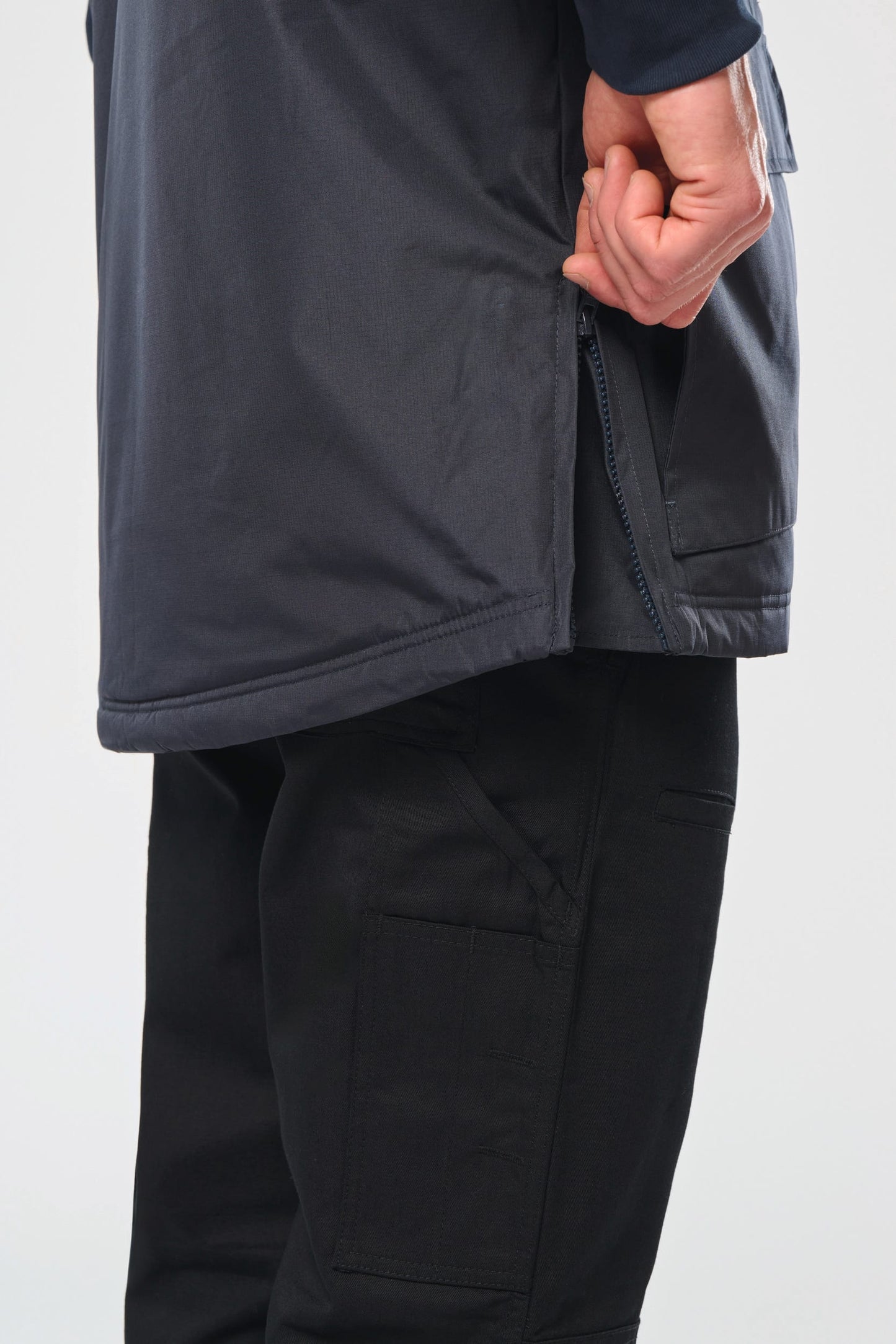 Parka workwear con mangas amovibles hombre