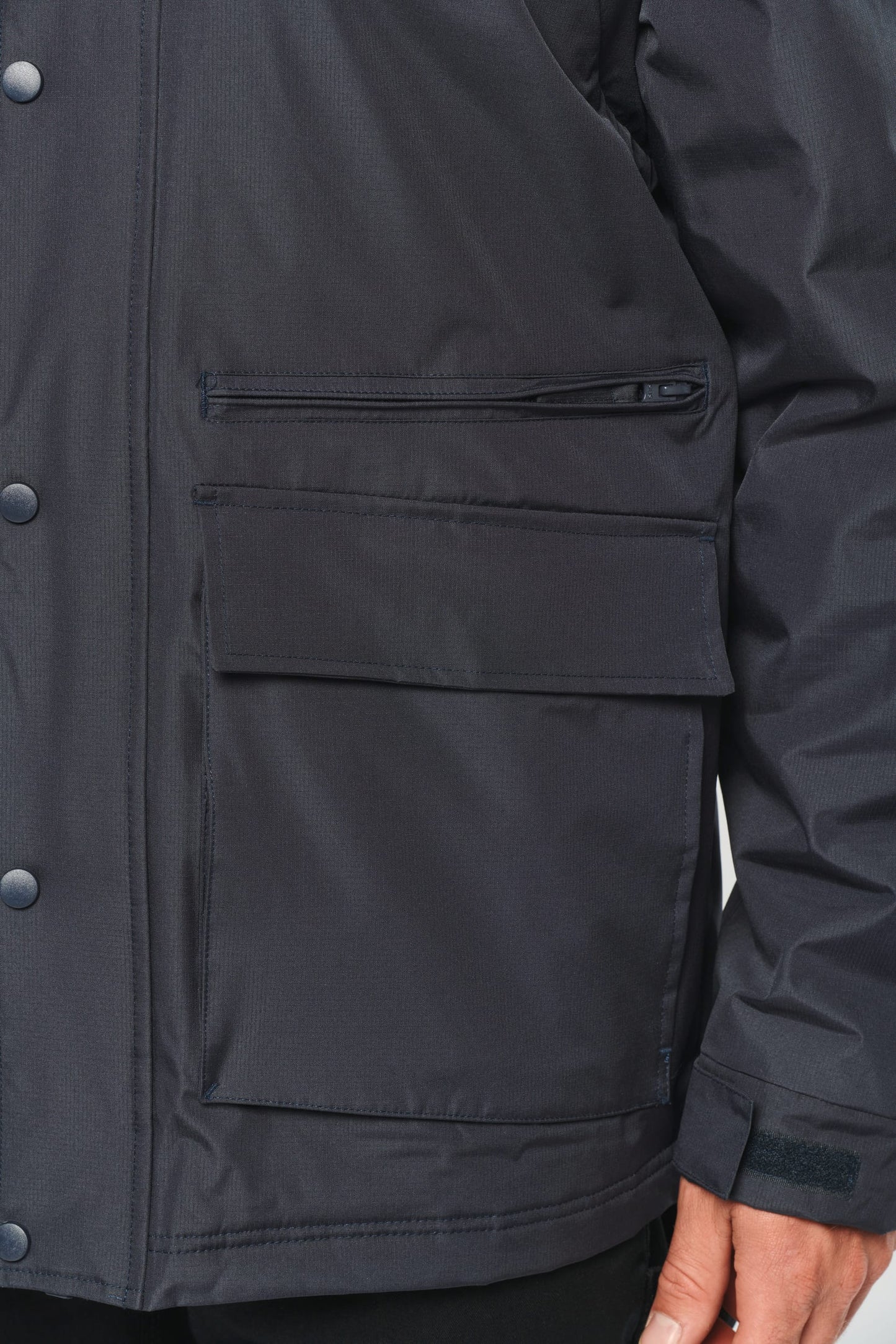 Parka workwear con mangas amovibles hombre