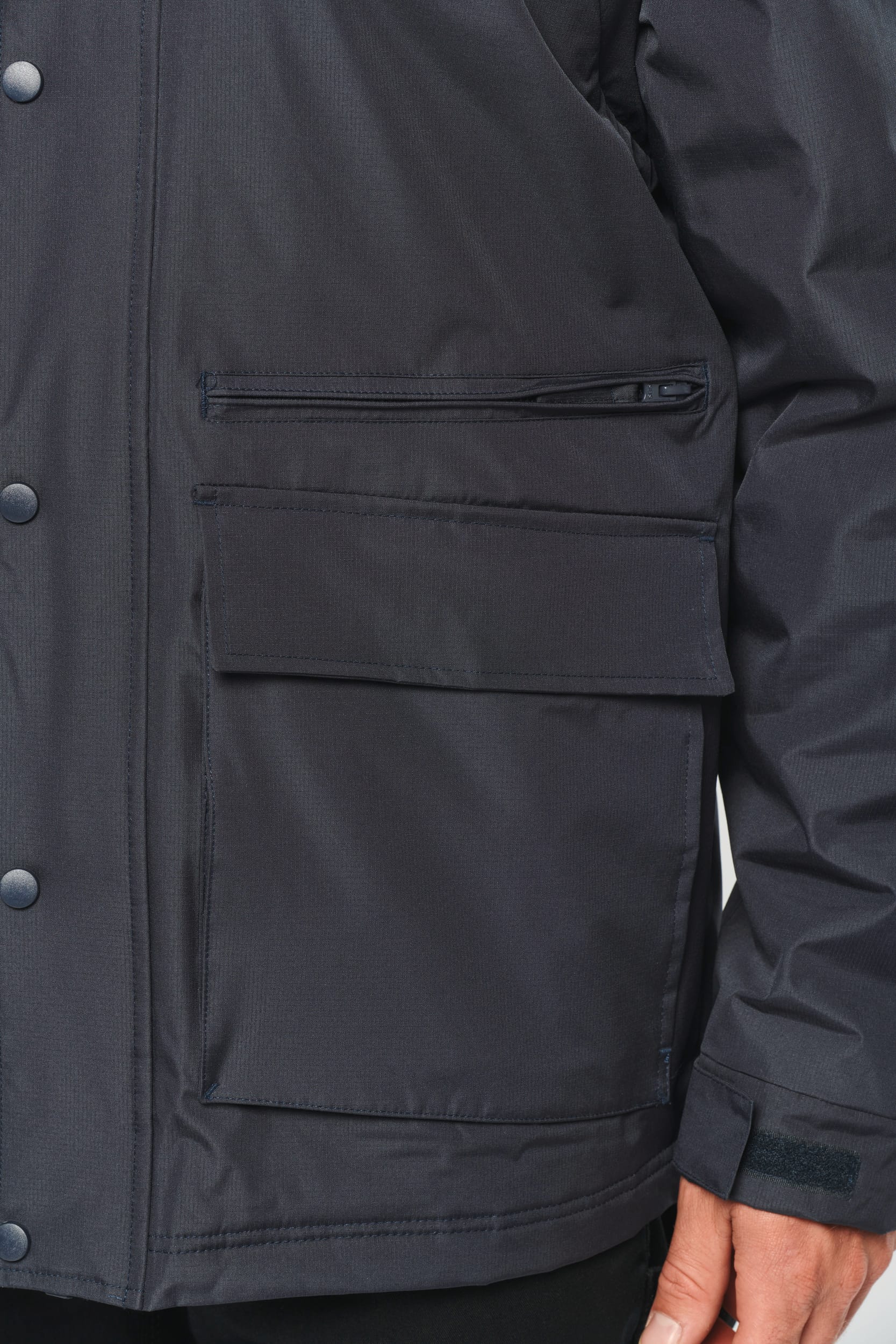Parka workwear con mangas amovibles hombre