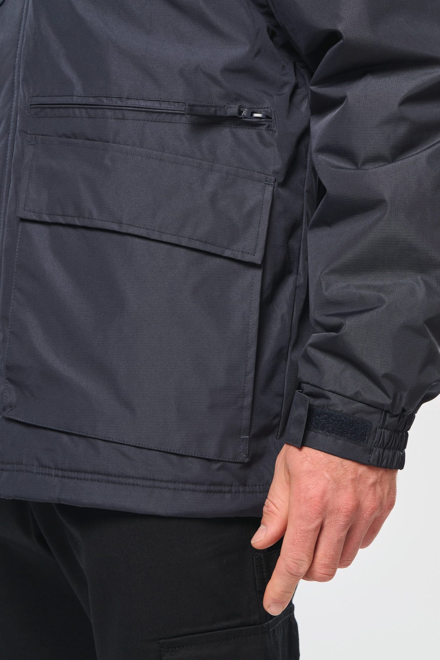 Parka workwear con mangas amovibles hombre