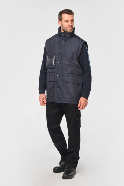 Parka workwear con mangas amovibles hombre