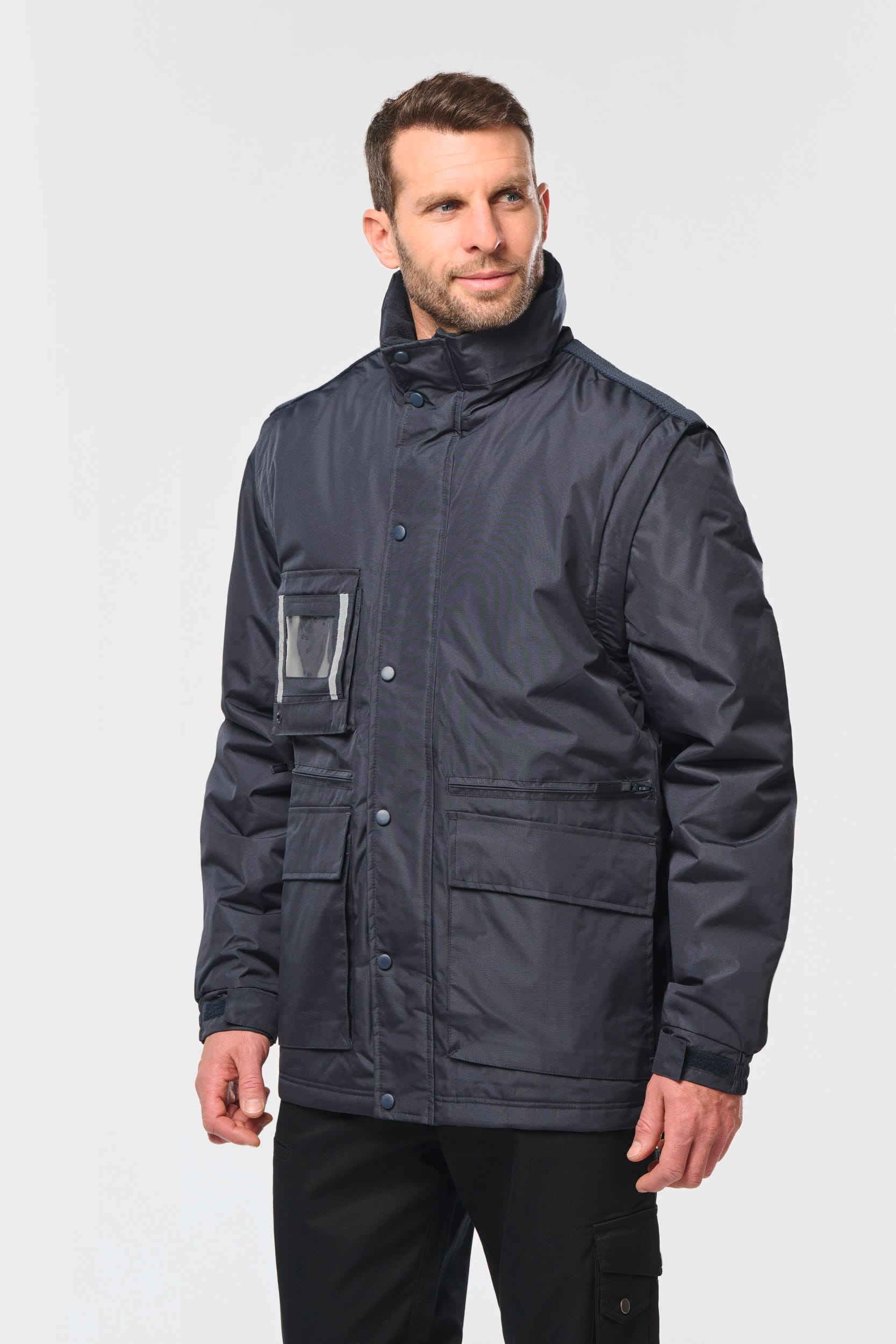 Parka workwear con mangas amovibles hombre