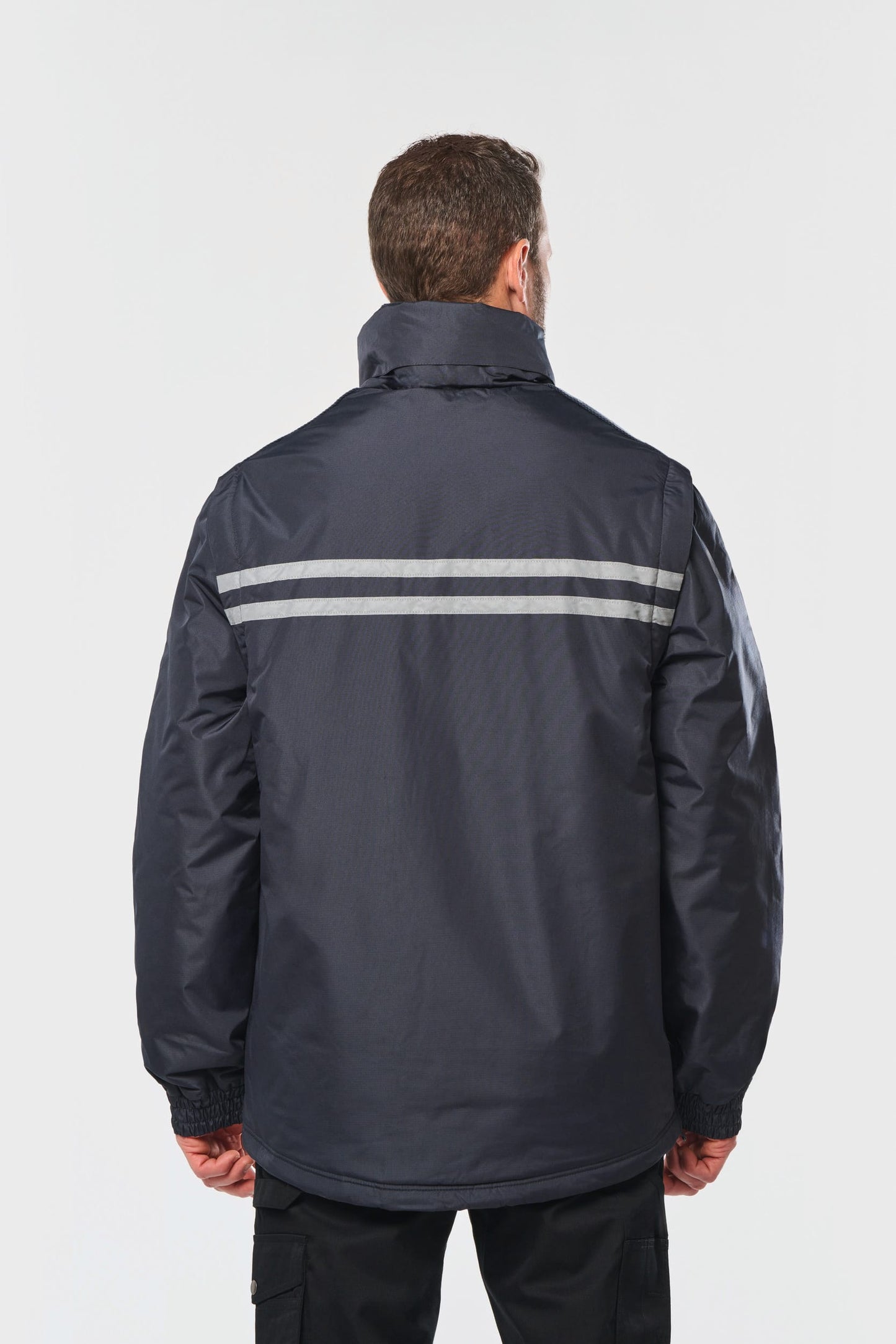 Parka workwear con mangas amovibles hombre