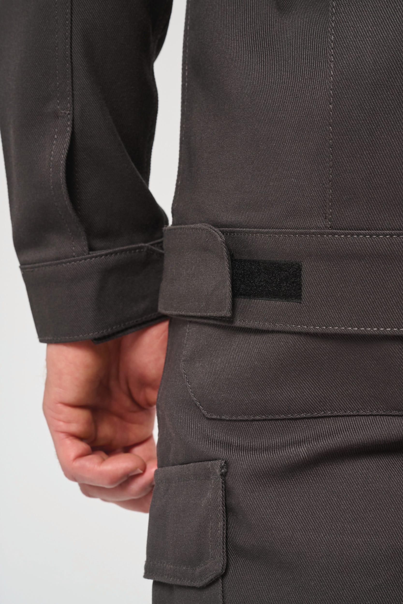 Chaqueta de trabajo sin metal unisex