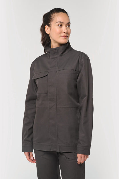 Chaqueta de trabajo sin metal unisex