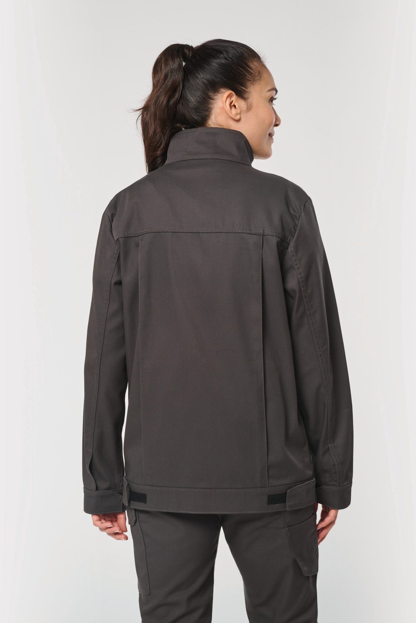 Chaqueta de trabajo sin metal unisex