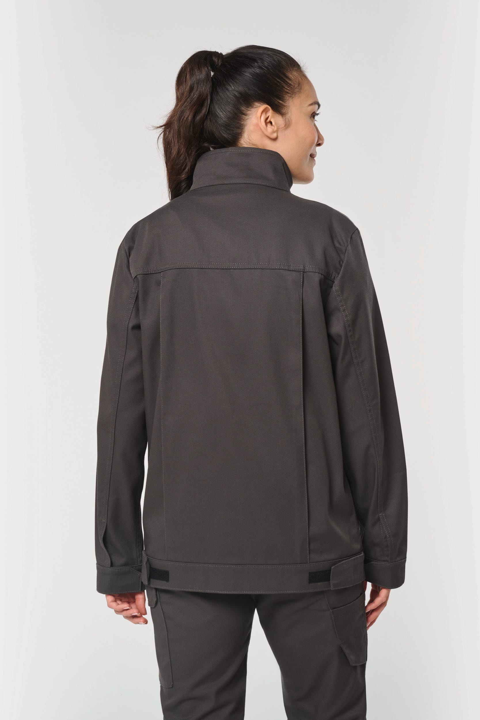 Chaqueta de trabajo sin metal unisex