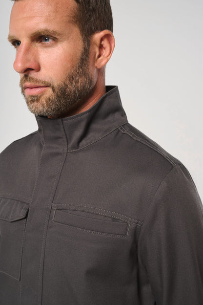 Chaqueta de trabajo sin metal unisex