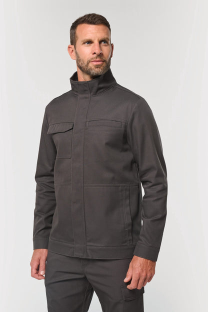 Chaqueta de trabajo sin metal unisex