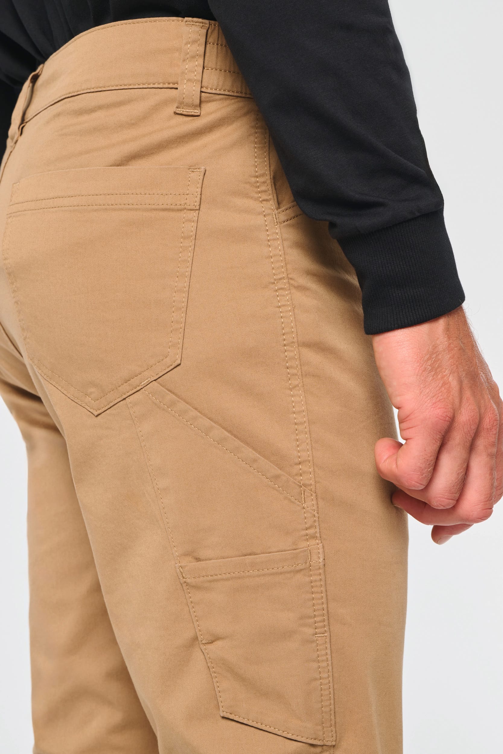 Pantalón stretch de algodón unisex