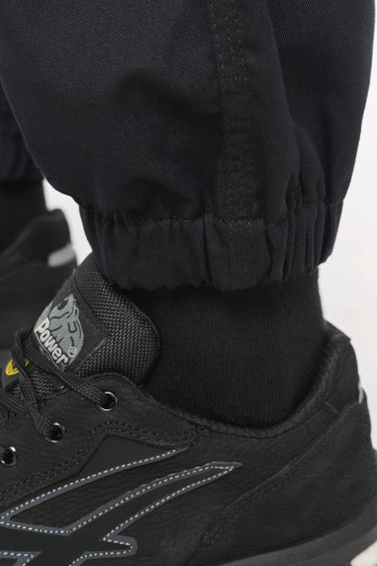Pantalón tipo cargo unisex con bajo elástico