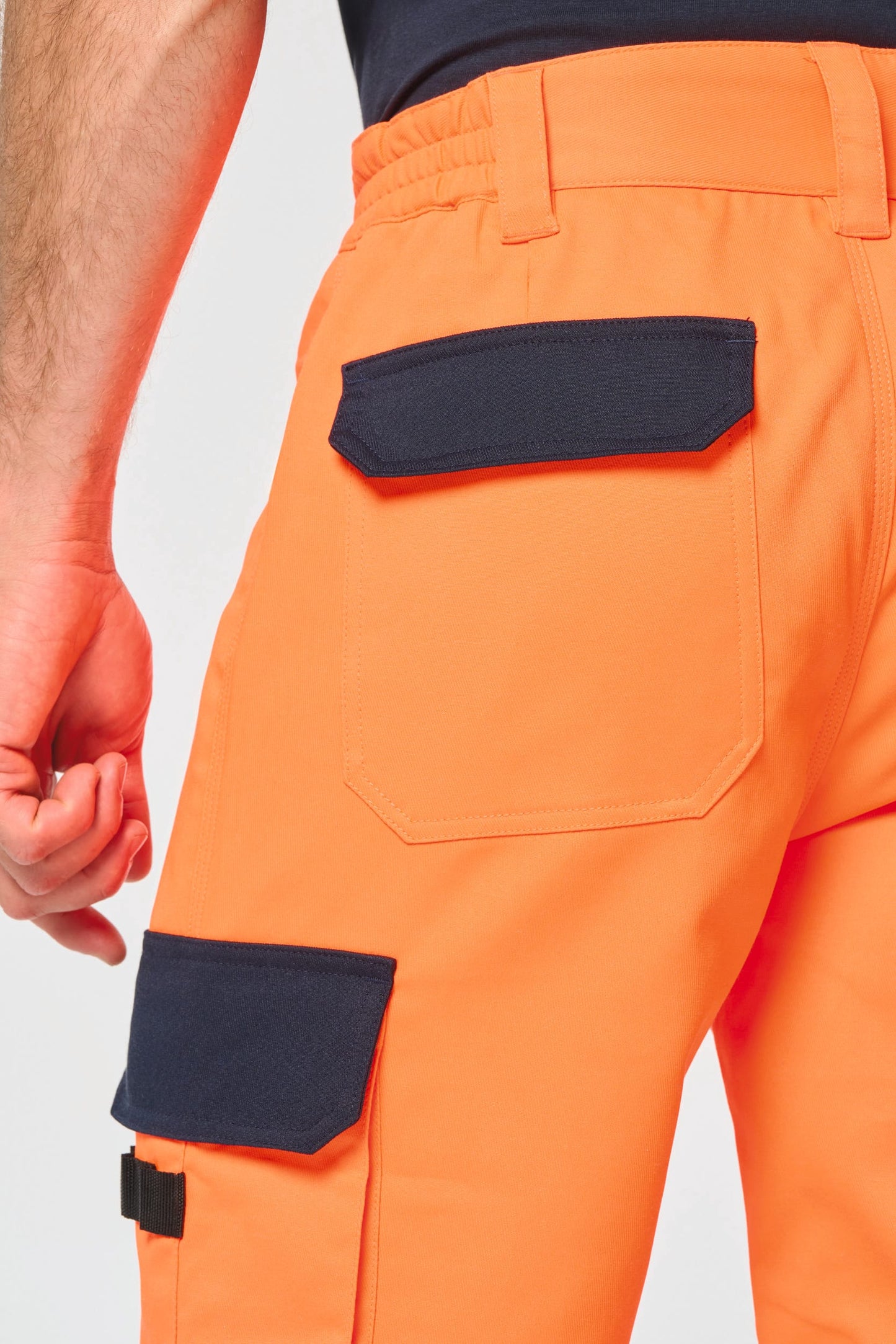 Pantalón de seguridad reciclado multibolsillos unisex