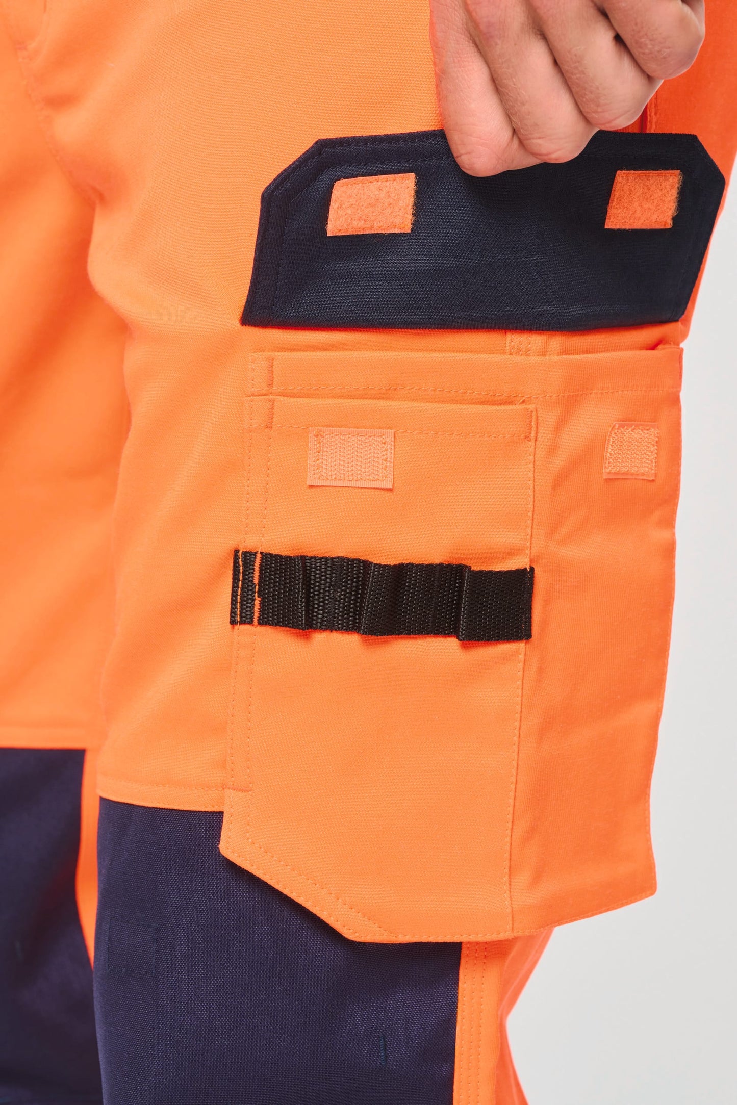 Pantalón de seguridad reciclado multibolsillos unisex
