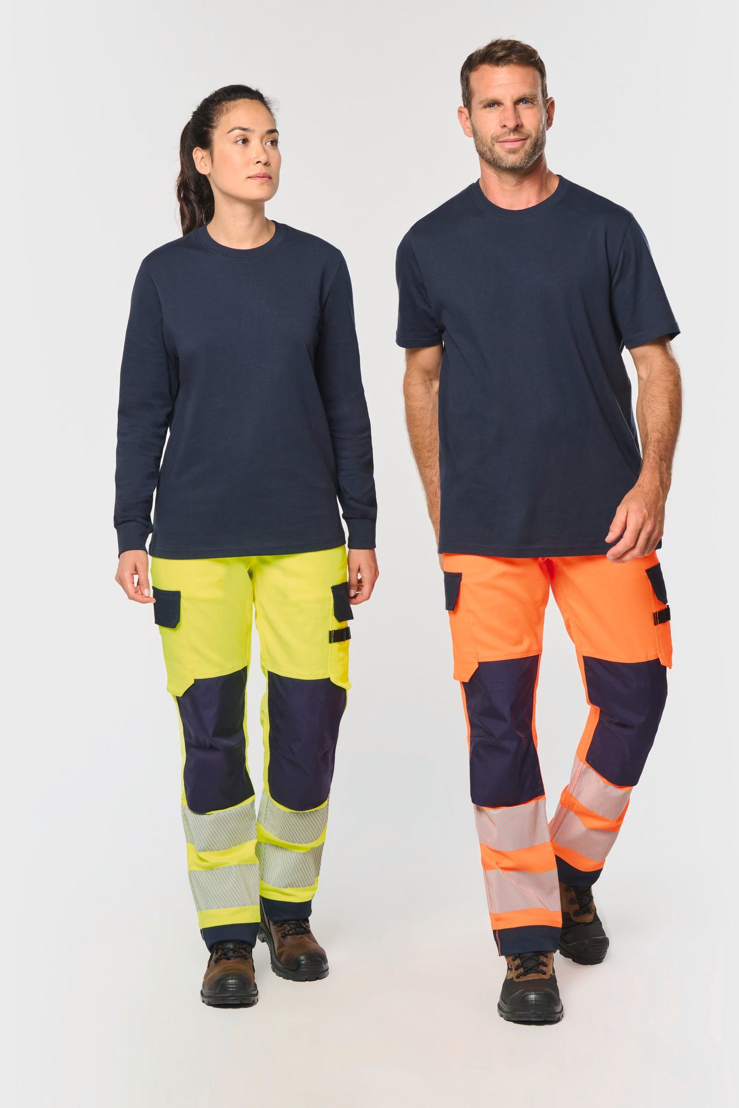 Pantalón de seguridad reciclado multibolsillos unisex