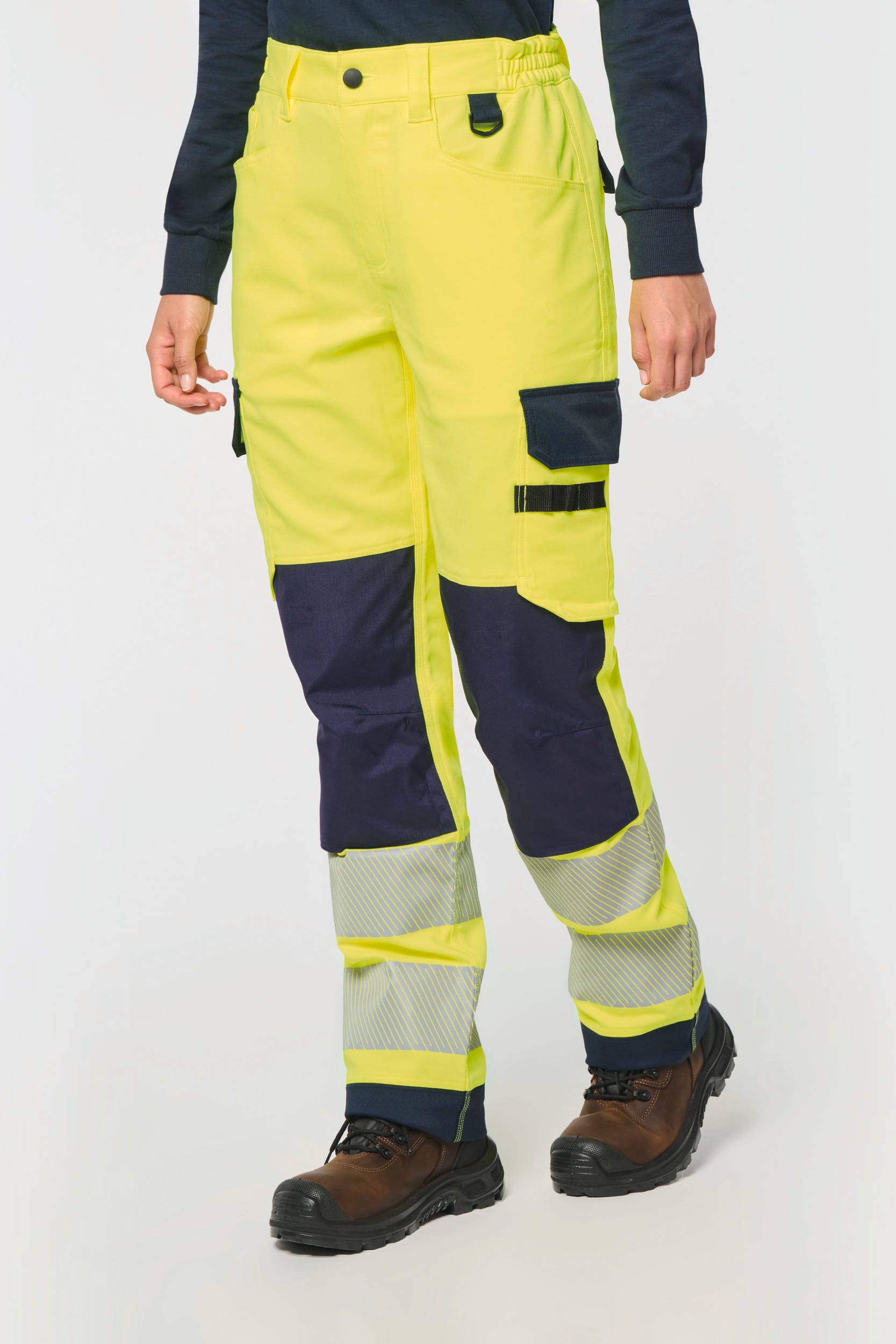 Pantalón de seguridad reciclado multibolsillos unisex