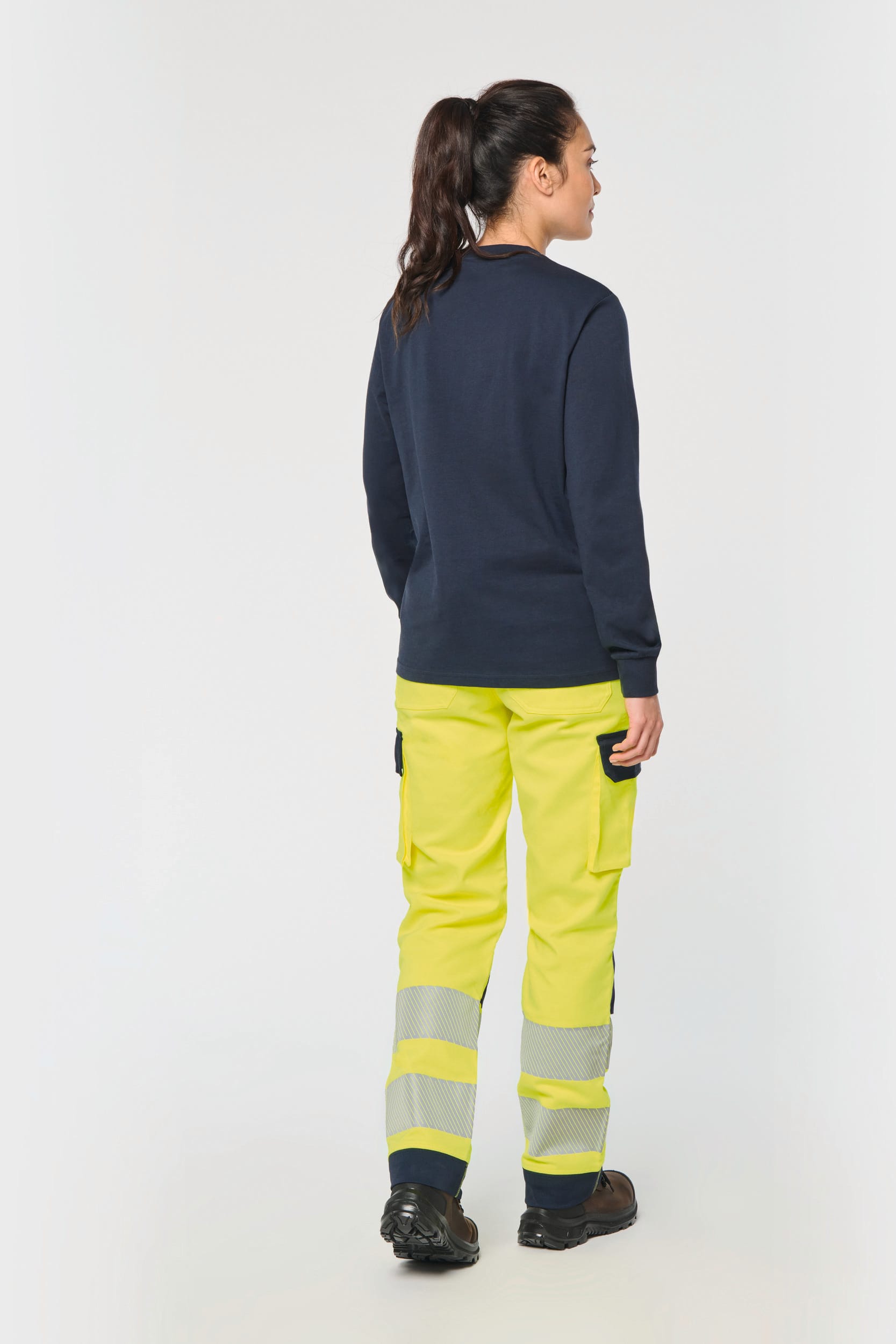 Pantalón de seguridad reciclado multibolsillos unisex