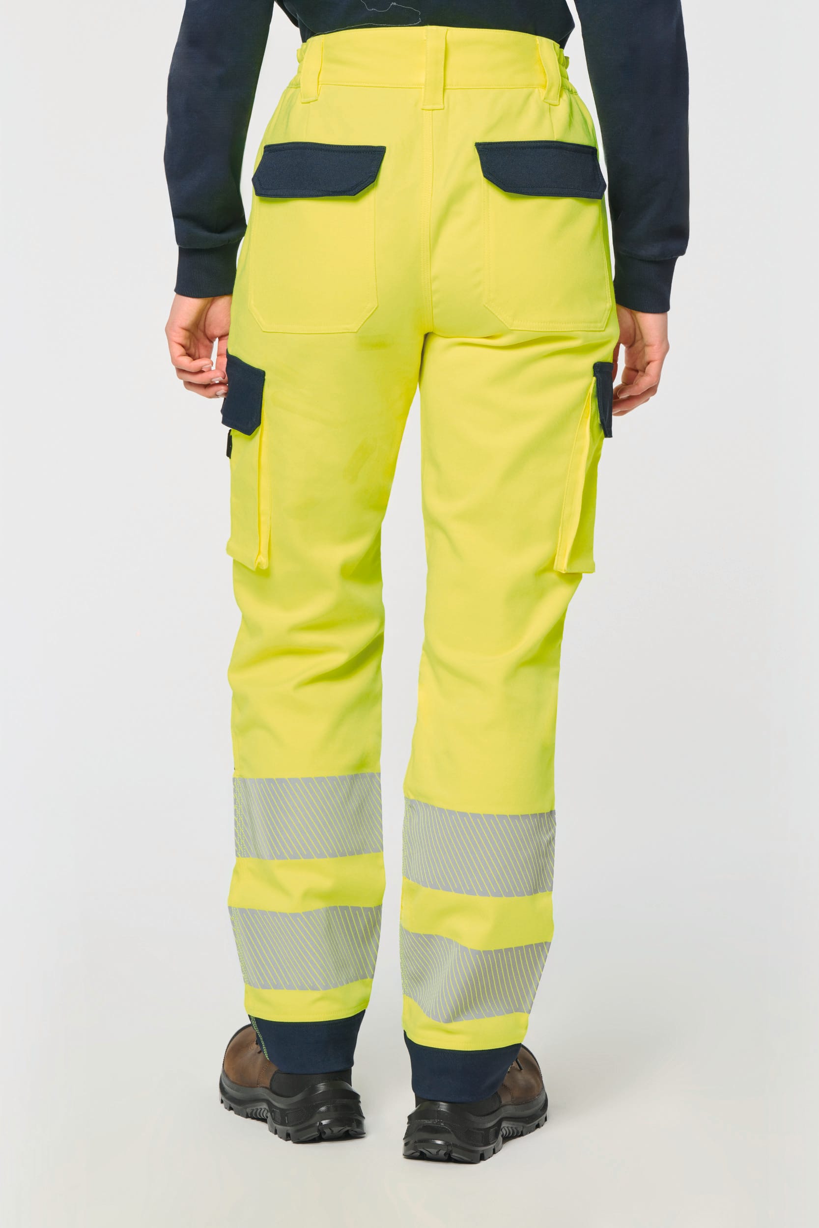 Pantalón de seguridad reciclado multibolsillos unisex