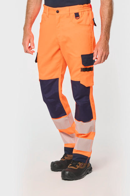Pantalón de seguridad reciclado multibolsillos unisex