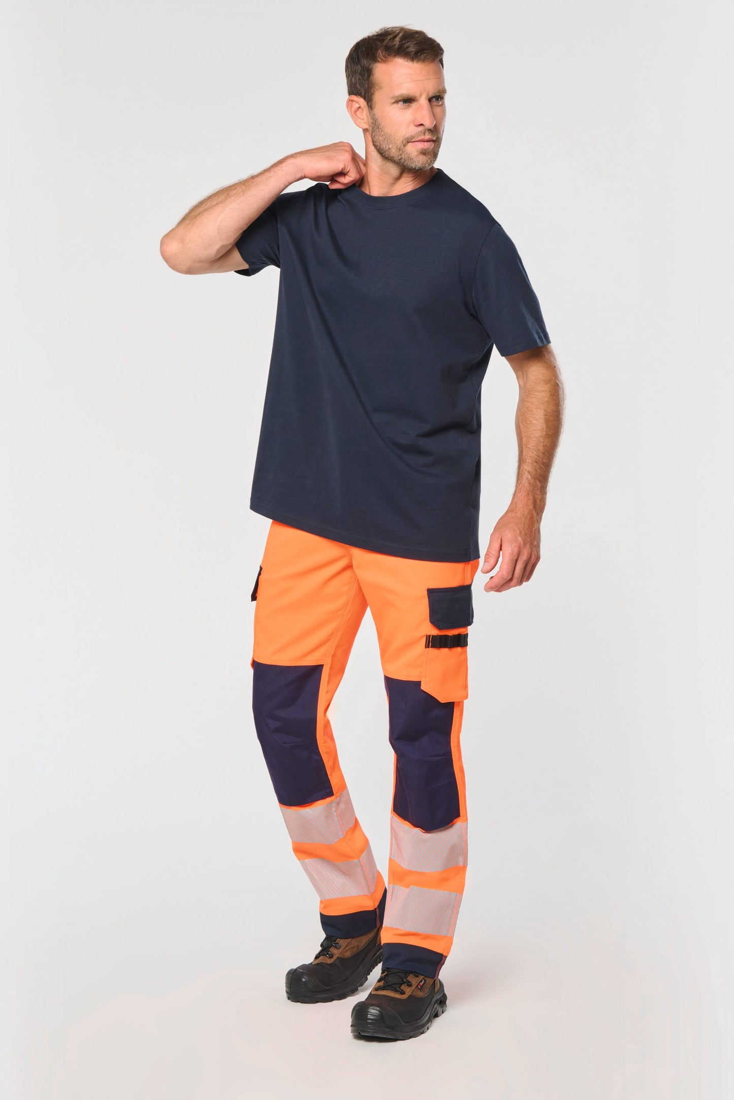 Pantalón de seguridad reciclado multibolsillos unisex