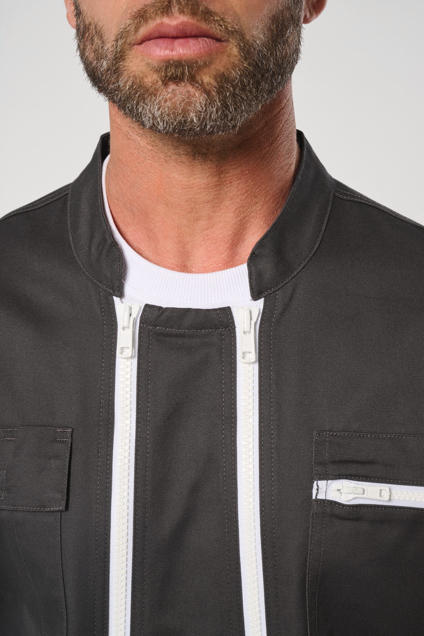 Mono con doble cremallera unisex