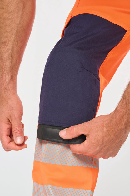 Pantalón de seguridad reciclado multibolsillos unisex