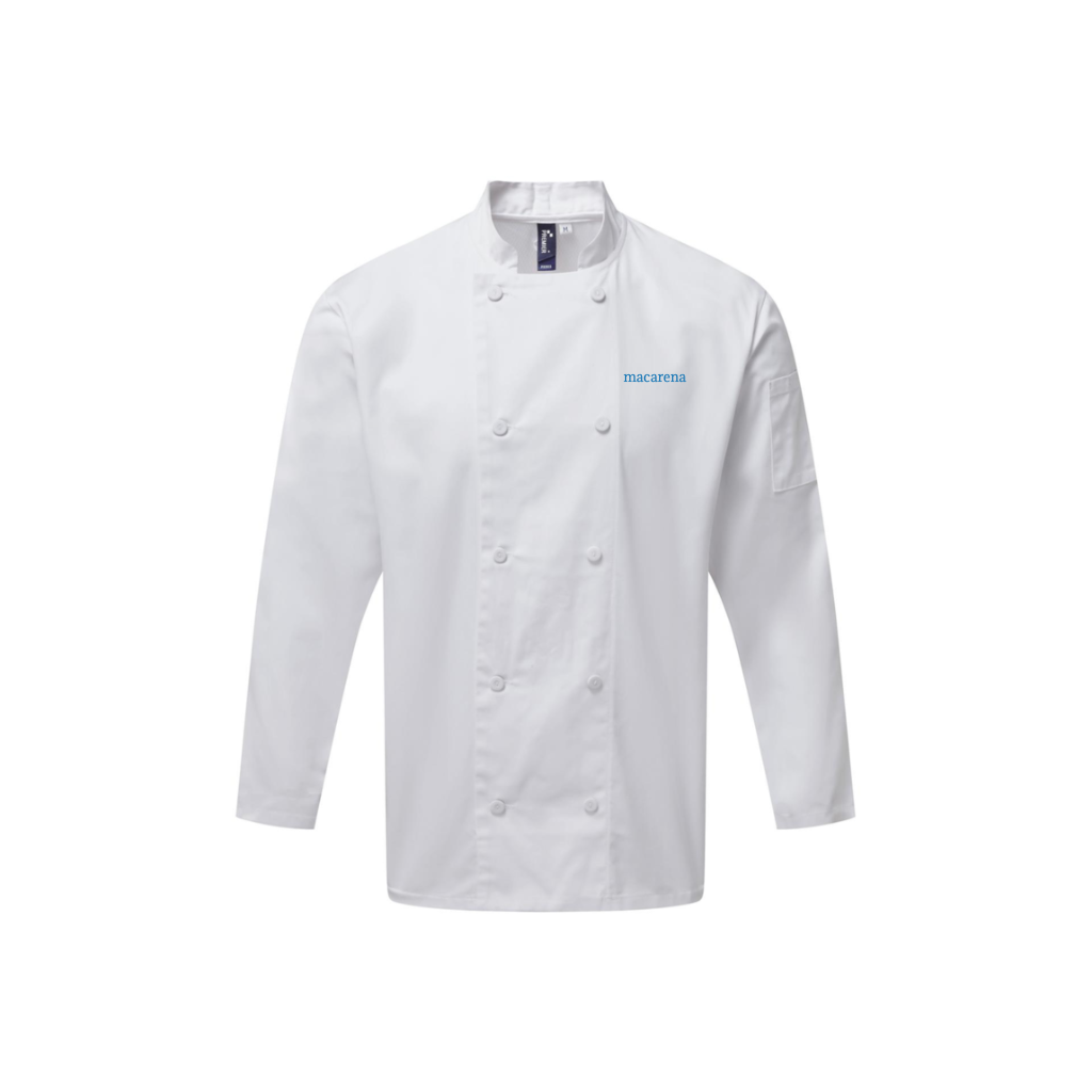 Chaqueta de Chef Unisex – Manga Larga y Transpirable